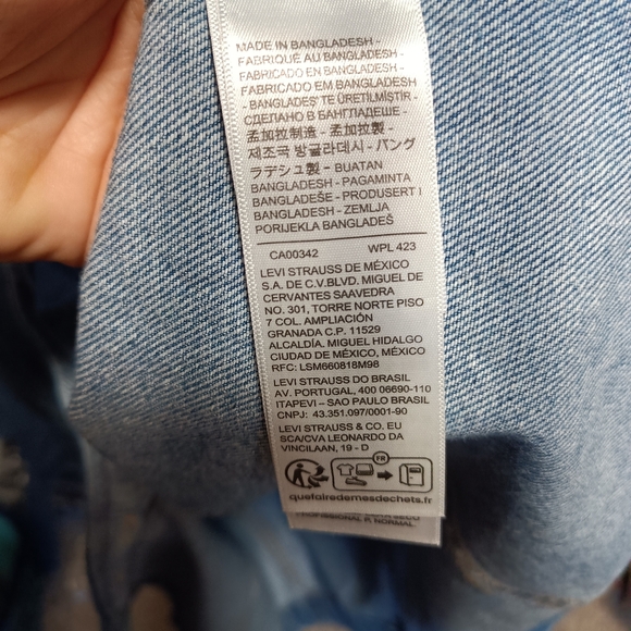 Levi's Flynn Western Dress Large - Picture 13 of 14